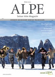 ALPE - Seiser Alm Magazin