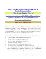 BSHS 352 week 4 Team Assignment Presentation on Website Development (Uop).pdf /Tutorialoutlet