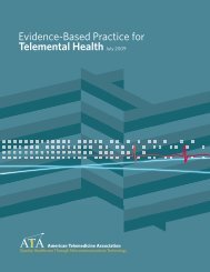 Evidence-Based Practice for Telemental Health
