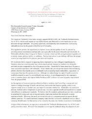 letter of support from ATA - American Telemedicine Association