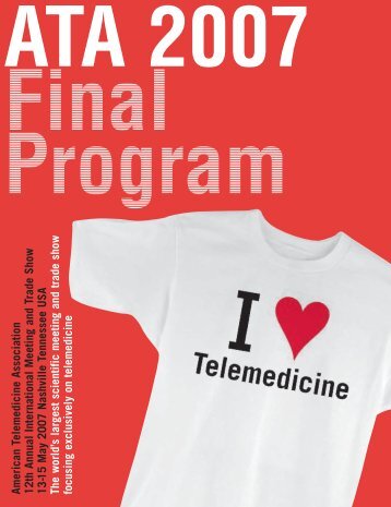 2007_Annual_Program - American Telemedicine Association