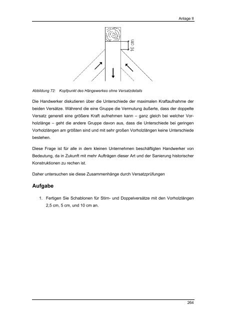 Experimentierendes Lernen in der Bau- und Holztechnik