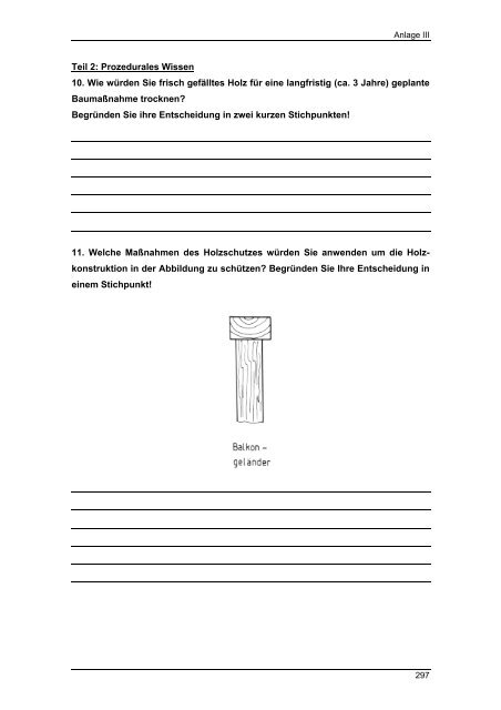 Experimentierendes Lernen in der Bau- und Holztechnik