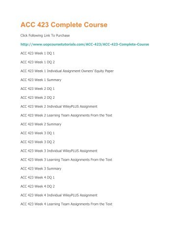 ACC 423 Complete Course.pdf