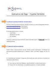 Instructivo de Pago - Cuenta Corriente