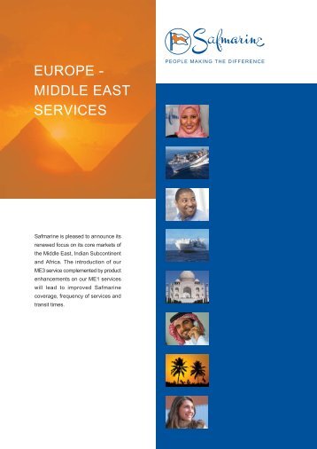 EUROPE - MIDDLE EAST SERVICES - Safmarine