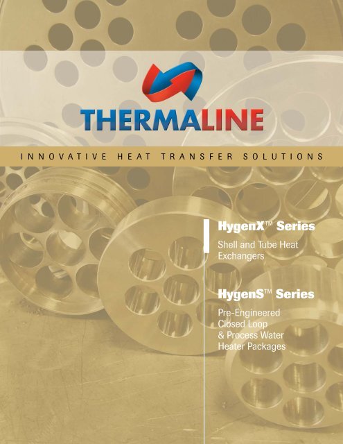 Brochure: Shell & Tube Heat Exchangers - Thermaline Inc.