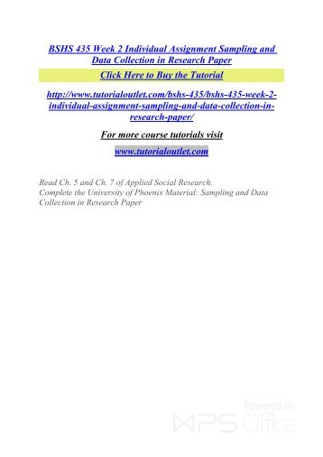 bshs 322 week 4 individual assignment Free essays on bshs 406 for students use our papers to help you with yours 1 - 30. bshs 322 week 4 individual assignment Free essays on bshs 406 for students use our papers to help you with yours 1 - 30.