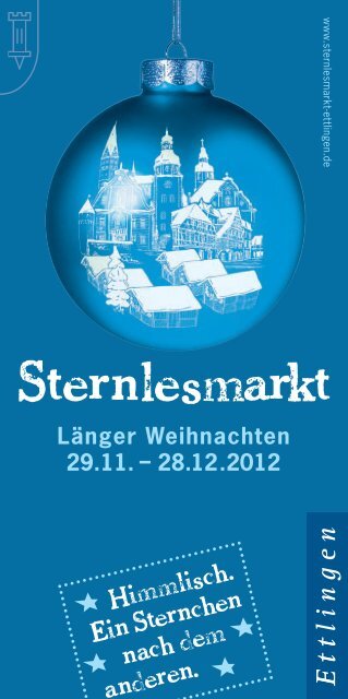 Das Sternlesmarkt-Programm - in der Stadt Ettlingen