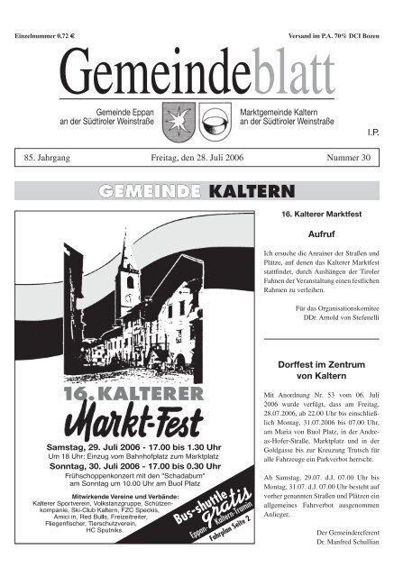 Gemeindeblatt Nr. 30 (3,3 MB) (0 bytes