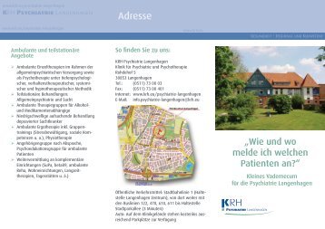 KRH Psychiatrie - Klinikum Region Hannover GmbH