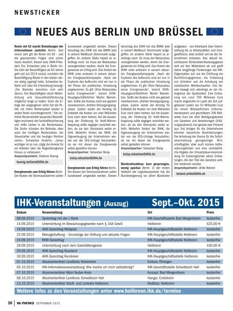 Trends in der Personalarbeit| w.news 09.2015