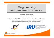 Cargo securing