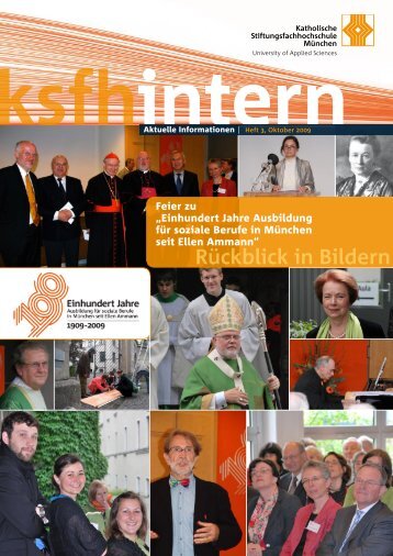 Rückblick in Bildern - Katholische Stiftungsfachhochschule (KSFH)