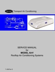 SERVICE MANUAL for MODEL AirV Rooftop Air Conditioning Systems