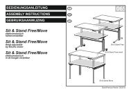 Sit & Stand Free/Move - OKA - Büromöbel