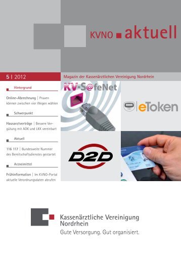 KVNO aktuell 5 | 2012 - Kassenärztliche Vereinigung Nordrhein