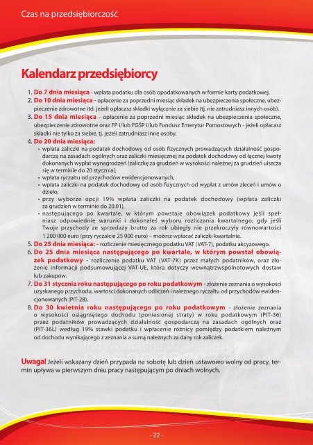 Czas na przedsiębiorczość