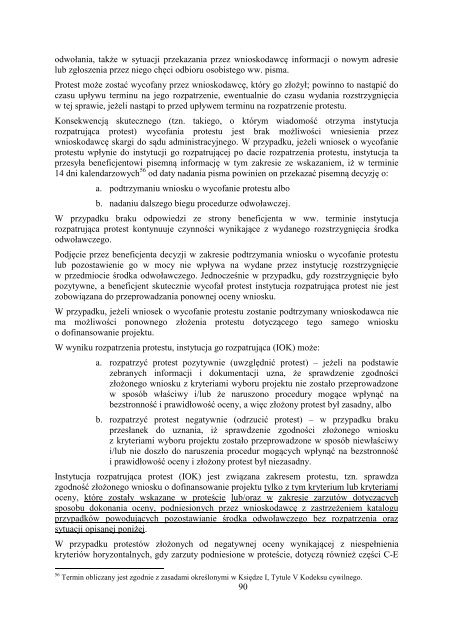 Zasady dokonywania wyboru projektÃ³w w ramach PO KL - AktualnoÅci