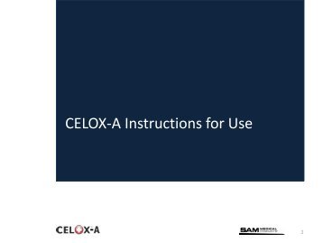 CELOX-A Instructions for Use