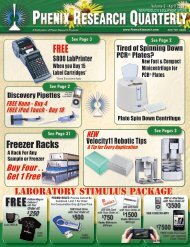 Freezer Racks - Phenix Research Products