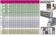 Freezer Rack Selection Guide Upright Freezer Racks - Phenix ...