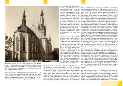 Historie a památky města Ústí nad Labem History and monuments of ...