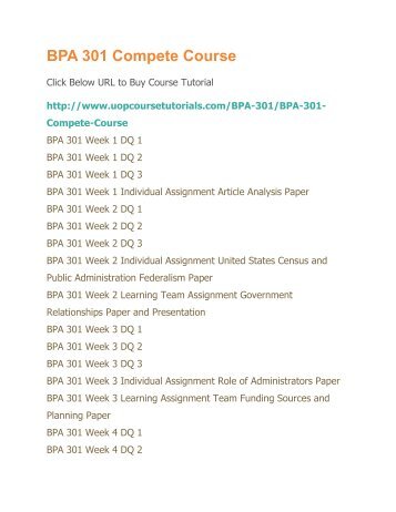 BPA 301 Compete Course.pdf