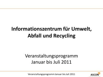 Informationszentrum für Umwelt Abfall und Recycling