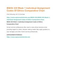 Code Of Ethics Comparative Chart