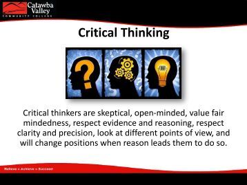 Critical thinking introduction powerpoint