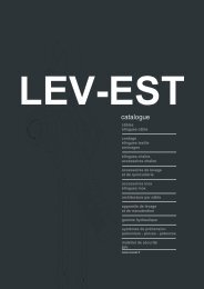 Catalogue LEV-EST