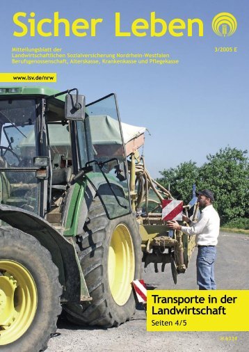 Sicher Leben 3/2005 - Die Landwirtschaftliche Sozialversicherung