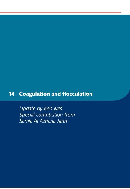 Coagulation and flocculation - SamSamWater