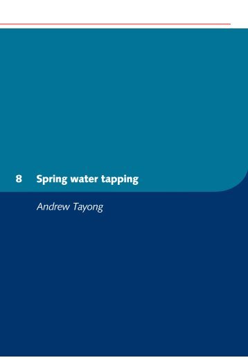 8 Spring water tapping Andrew Tayong