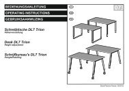 Schreibtische DL7 Trion Desk DL7 Trion Schrijfbureau's DL7 Trion