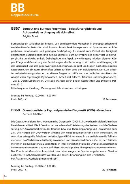 B B - Lindauer Psychotherapiewochen