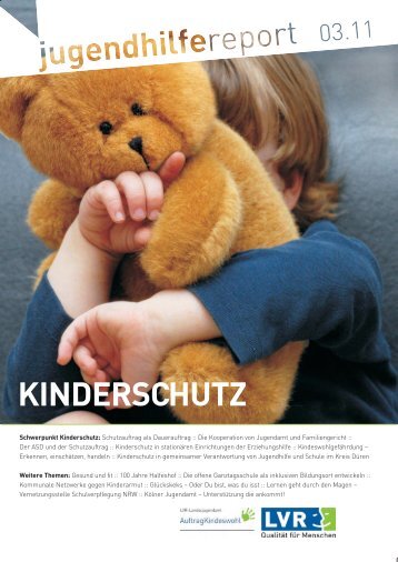 Jugendhilfereport 3/2011 - Landschaftsverband Rheinland