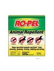 Ro-Pel Animal and Rodent Repellent Label - Do My Own Pest Control