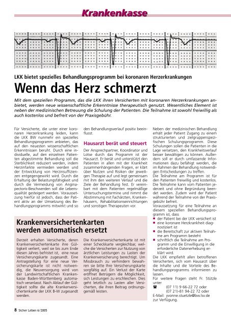 Aktuell - Die Landwirtschaftliche Sozialversicherung