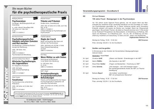 2006 - Lindauer Psychotherapiewochen