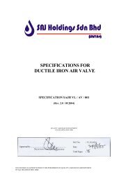 SAJH Specification for Ductile Iron Air Valve (Revised Edition 2002)