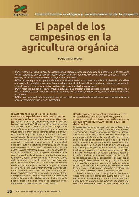 Descargar en pdf - Leisa - Revista de AgroecologÃ­a