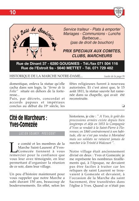 30 - Association des Marches Folkloriques de l'Entre Sambre et Meuse