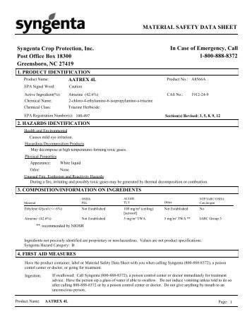 MSDS Document1 - Syngenta