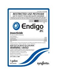 RESTRICTED USE PESTICIDE Insecticide WARNING / AVISO 1 gallon