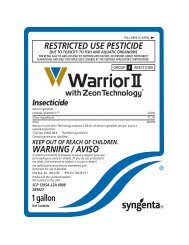 RESTRICTED USE PESTICIDE WARNING / AVISO 1 gallon