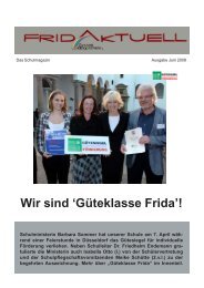 Wir sind ‘Güteklasse Frida’!