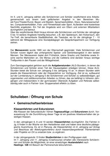 Schulprogramm der FRIDA-LEVY-GESAMTSCHULE