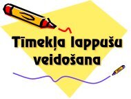 Tīmekļa lappušu veidošana